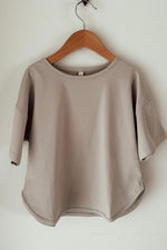 Grey Solid Tee