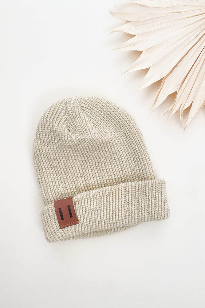 
                
                    Load image into Gallery viewer, Cream Beanie
                
            