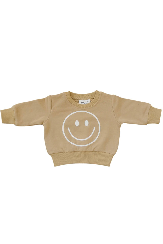 
                
                    Load image into Gallery viewer, Smile French Terry Crew Neck
                
            