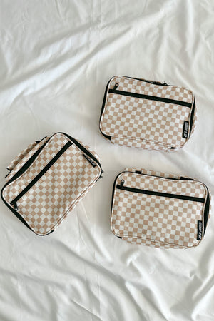 Tan Checkered Lunch Box – The Shop Sunkissed