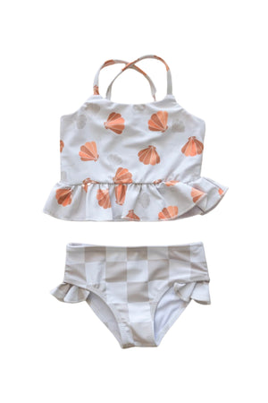 Seashell Checker Bikini