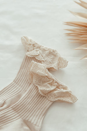 Lace Socks White