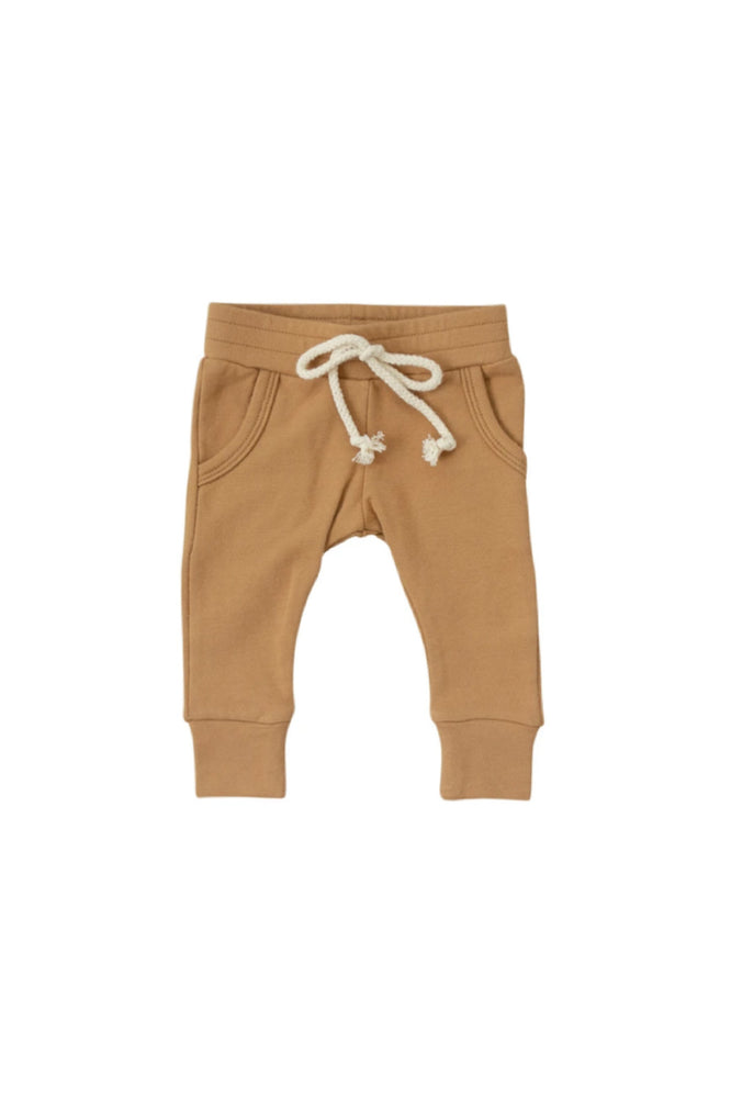 Camel French Terry Joggers