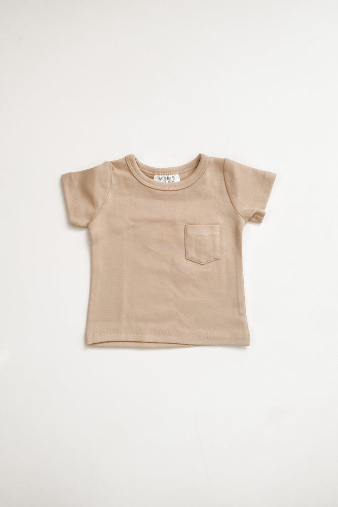 
                
                    Load image into Gallery viewer, Oat Cotton Pocket Tee
                
            