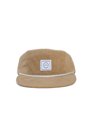 
                
                    Load image into Gallery viewer, Adult Corduroy Five-Panel Hat in Stone
                
            