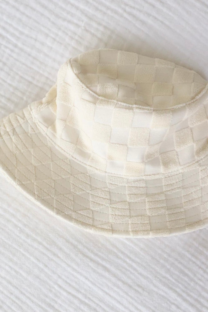 Terry Check Bucket Hat