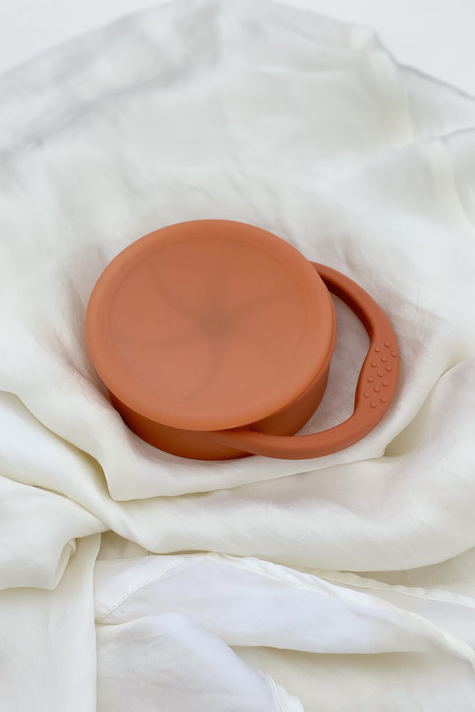 Terracotta Silicone Snack Cup