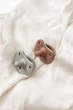 2 pack Pacifiers| Rose + Grey