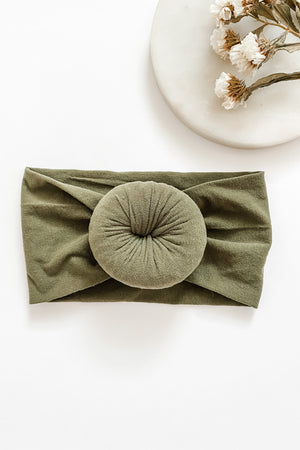 
                
                    Load image into Gallery viewer, Donut Headband Olive
                
            